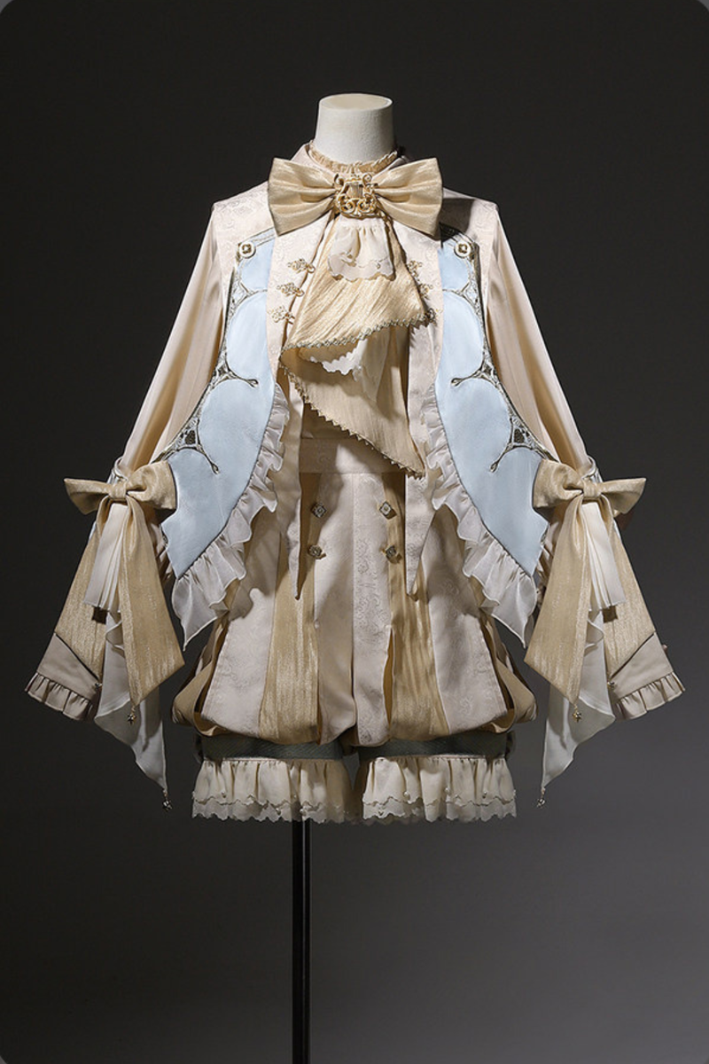 Fairy Tale Prince Lolita Top + Pants + Fake Collar