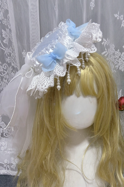 Angel Princess Jumper Skirt + Top + Veil + Hat + Hairband