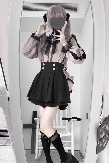 Lace Dark Sweet Shirt + Skirt