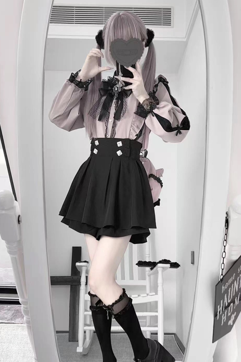 Lace Dark Sweet Shirt + Skirt