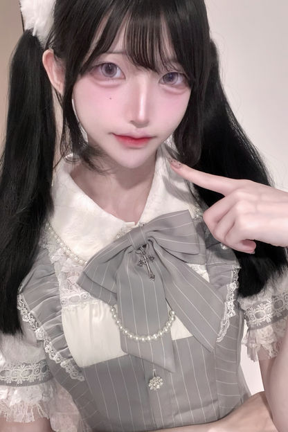 [pre-order] Jirai Striped Top + Pants