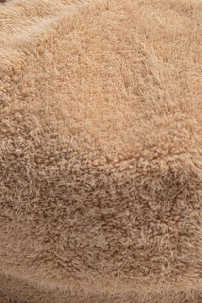 Faux Mink Fur Painter Beret