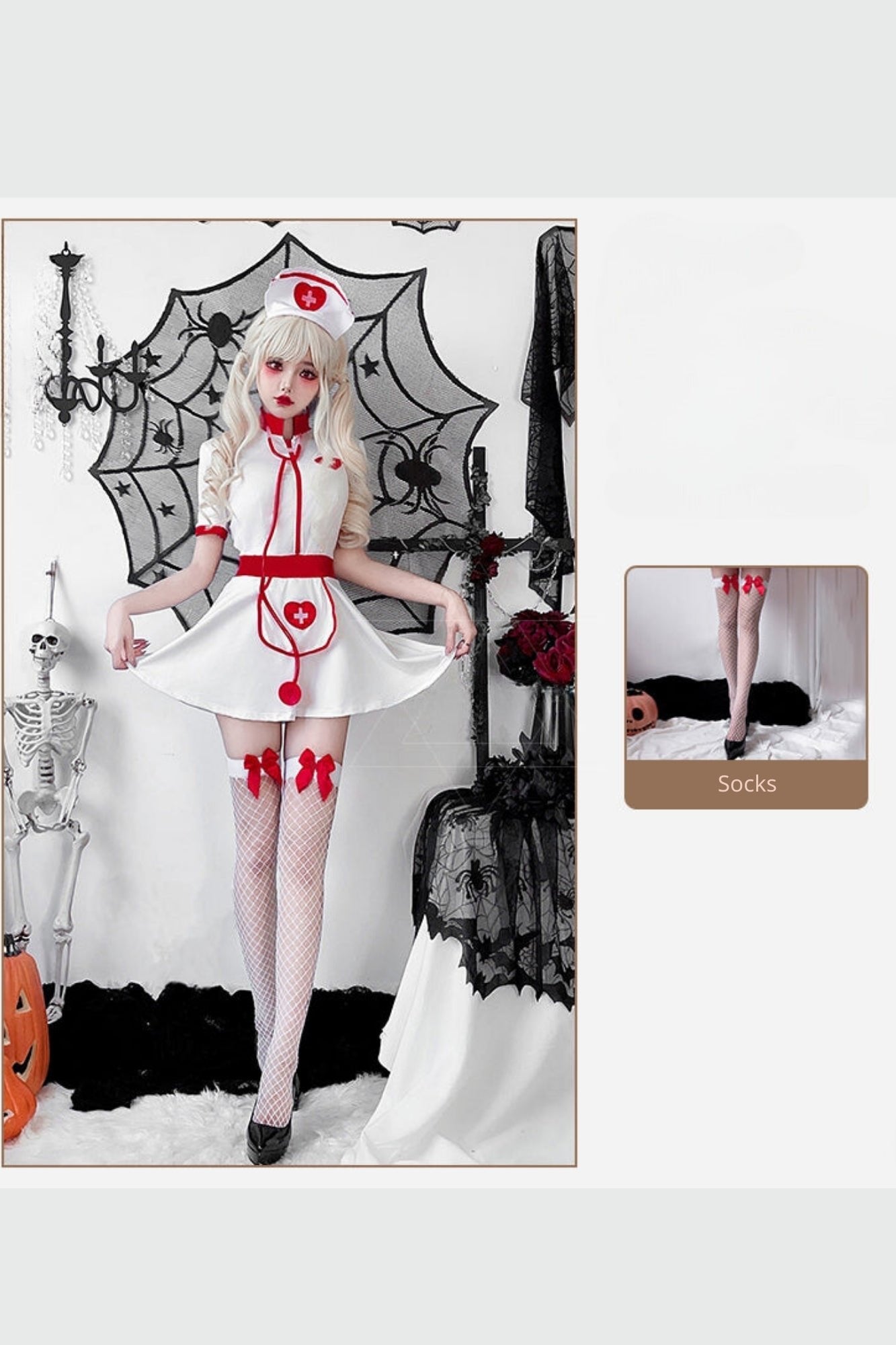 Female Atmosphere Nurse Cosplay Dress