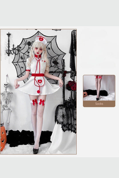 Female Atmosphere Nurse Cosplay Dress