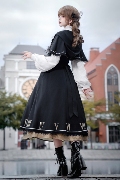 Dragon Aria Lolita Cape Coat + Top + Skirt