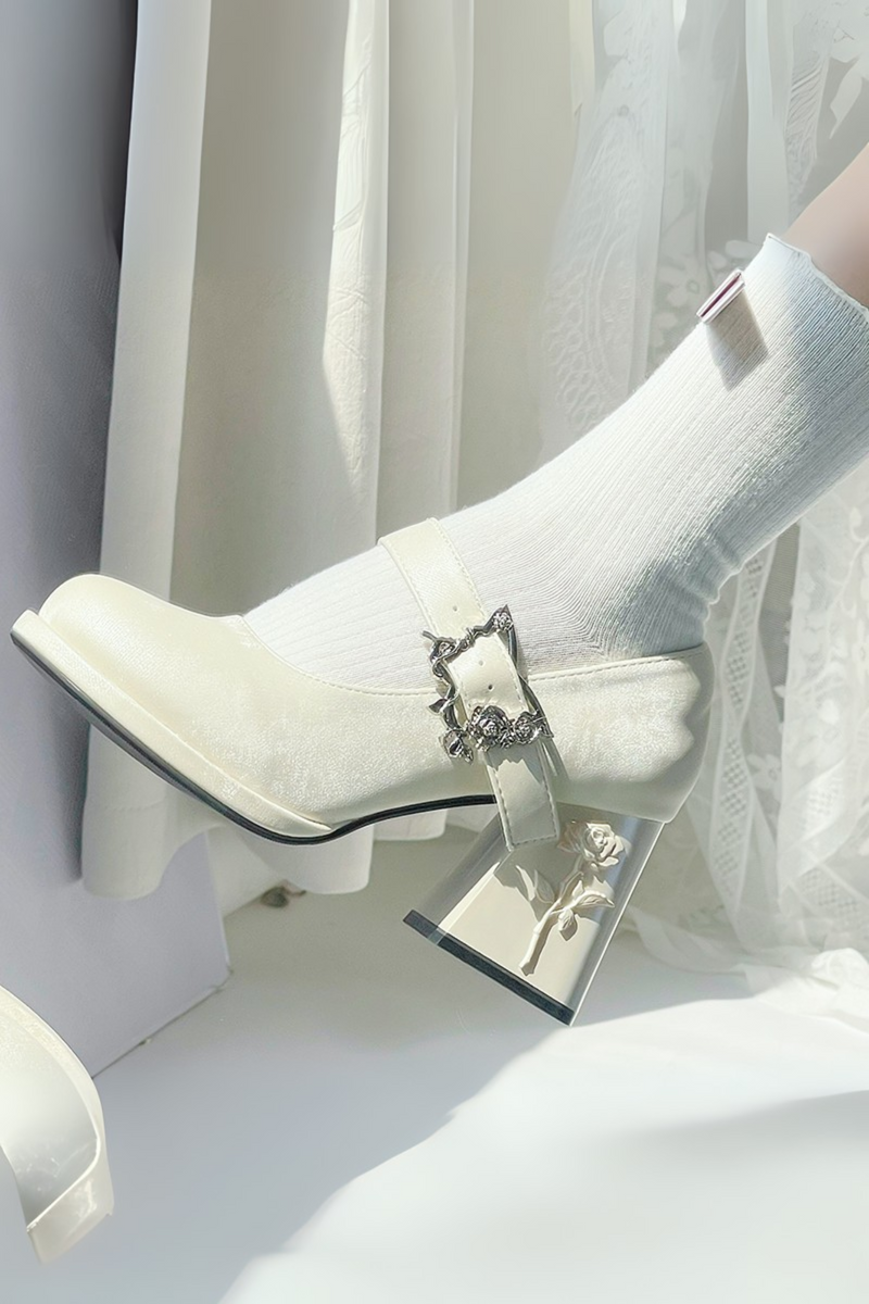Floating Dreamland Platform Block Heel