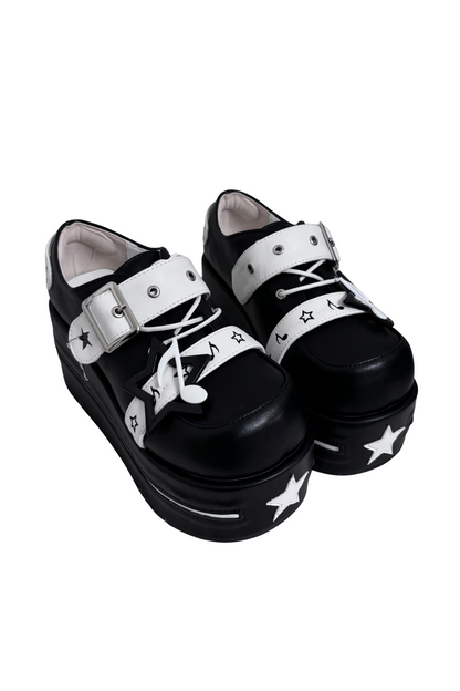 [pre-order] Star Melody Punk Strap Platform Shoes