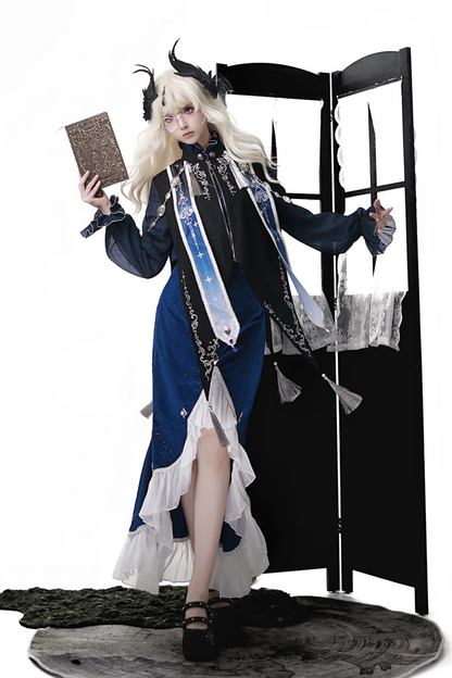 Court Style Dark New Chinese-style Mermaid Set