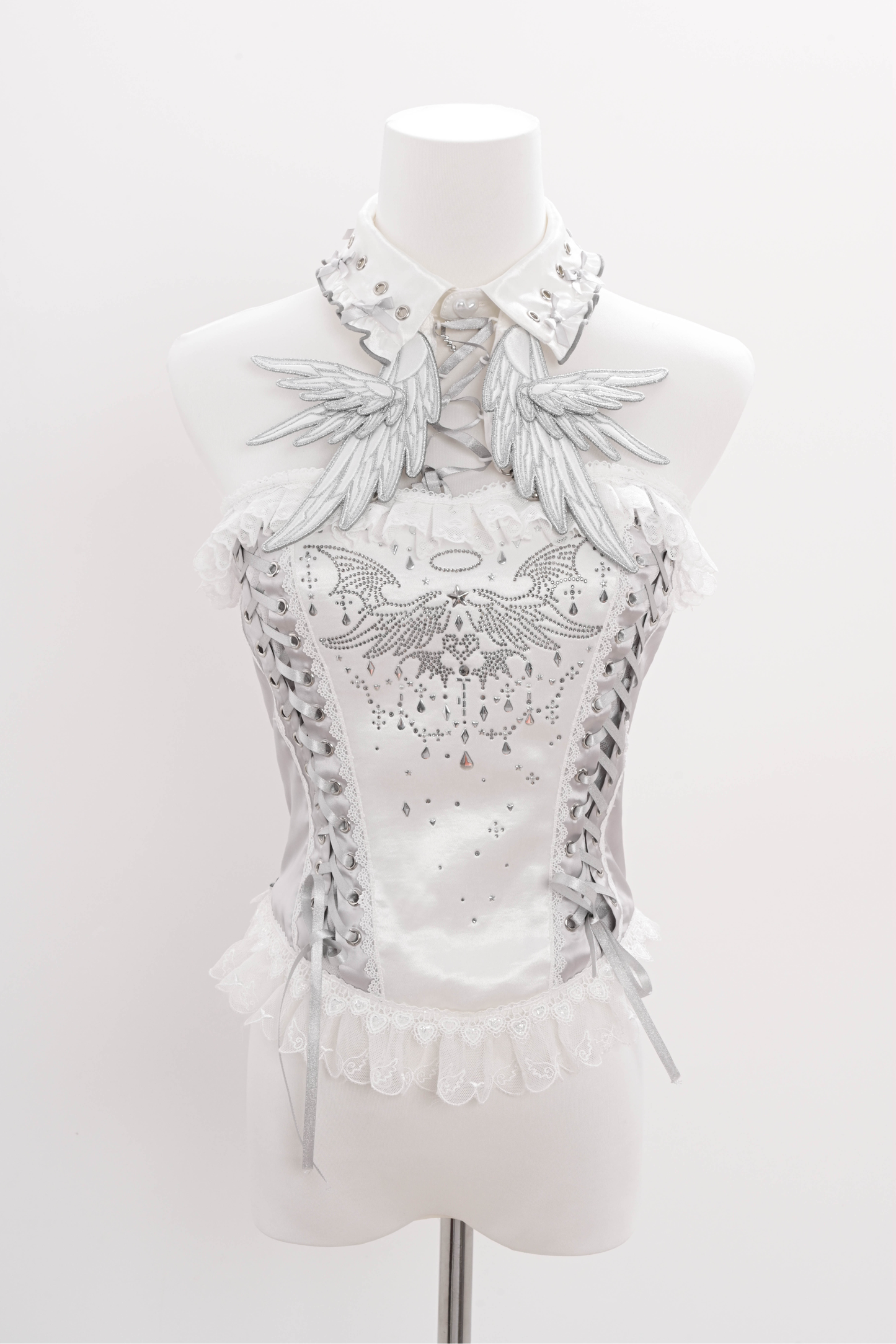 Metallic Angel Rhinestone Top