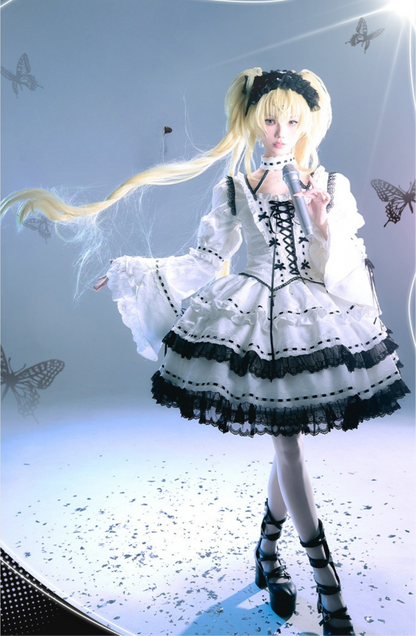 Gothic Witch Lolita Dress Set Full Set
