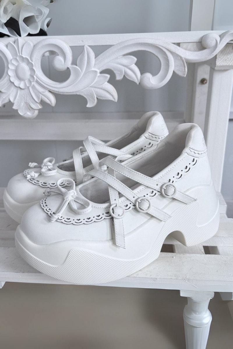 Sweet Slim Ribbon Shoes
