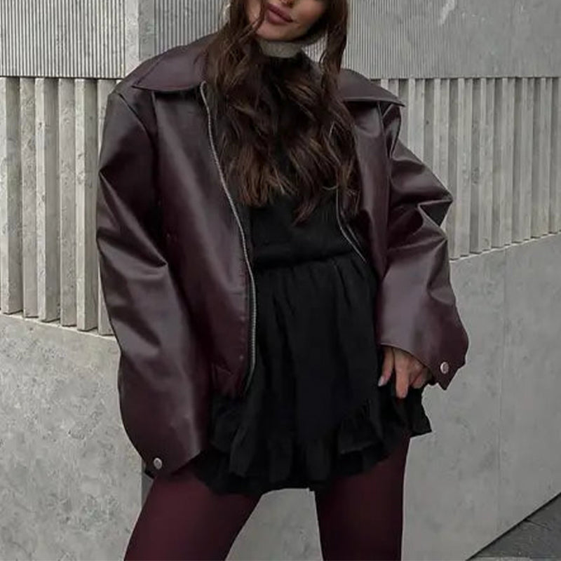 Burgundy Jacket