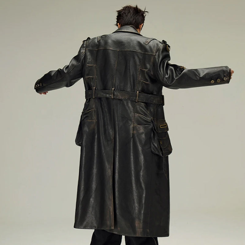 Leather Trench Coat