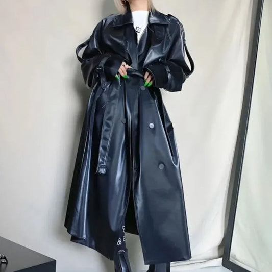 Retro Leather Coat