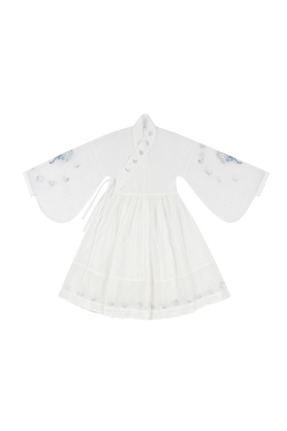 Pure White Chinese Dress + Belt