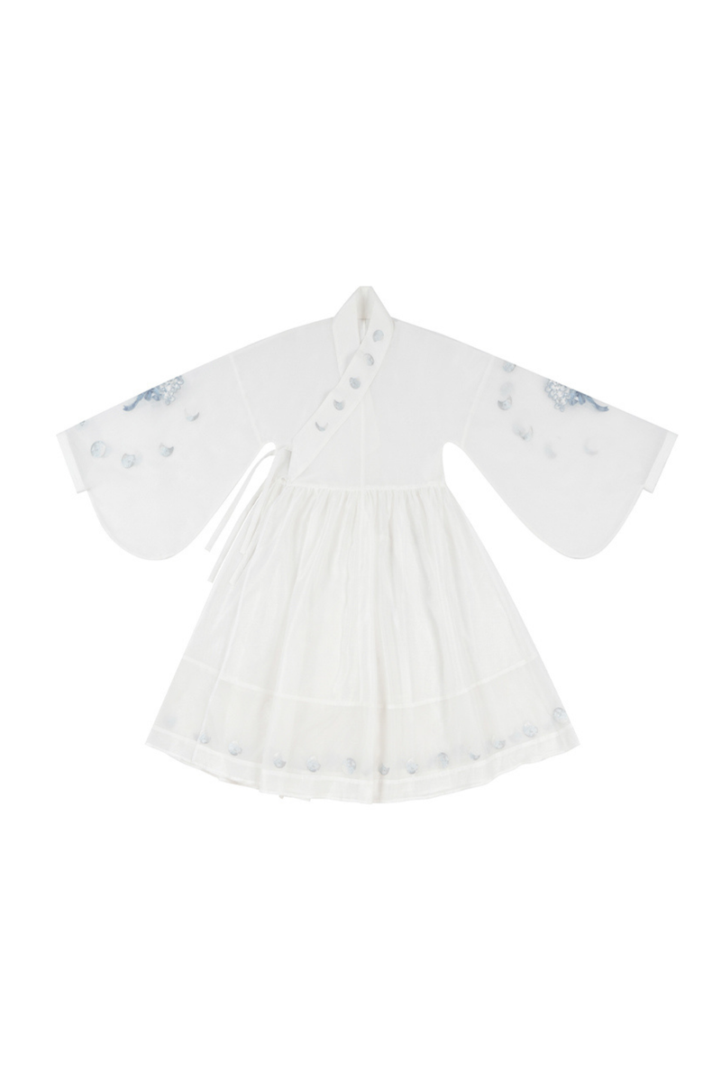 Pure White Chinese Dress + Belt
