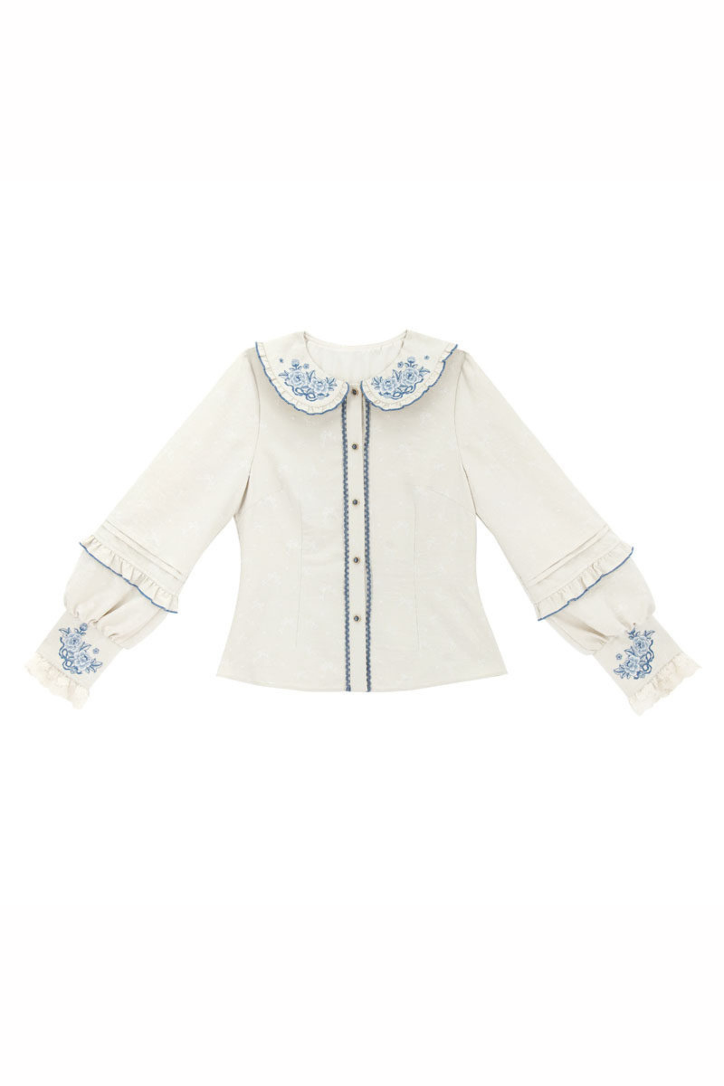 Snow Covered Celadon Vest Dress + Cloak + Shirt