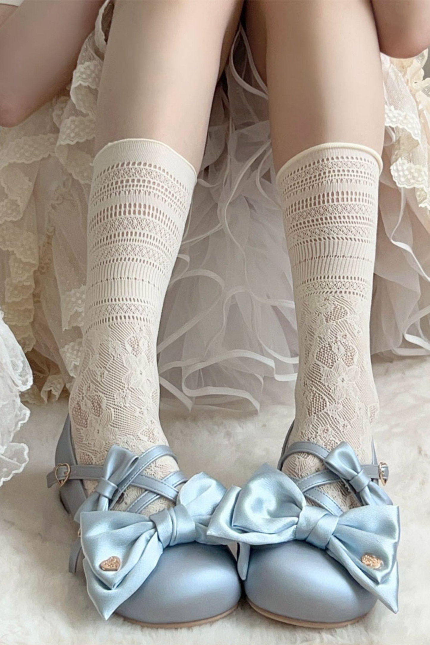 Satin Candy Ribbon Lolita Shoes