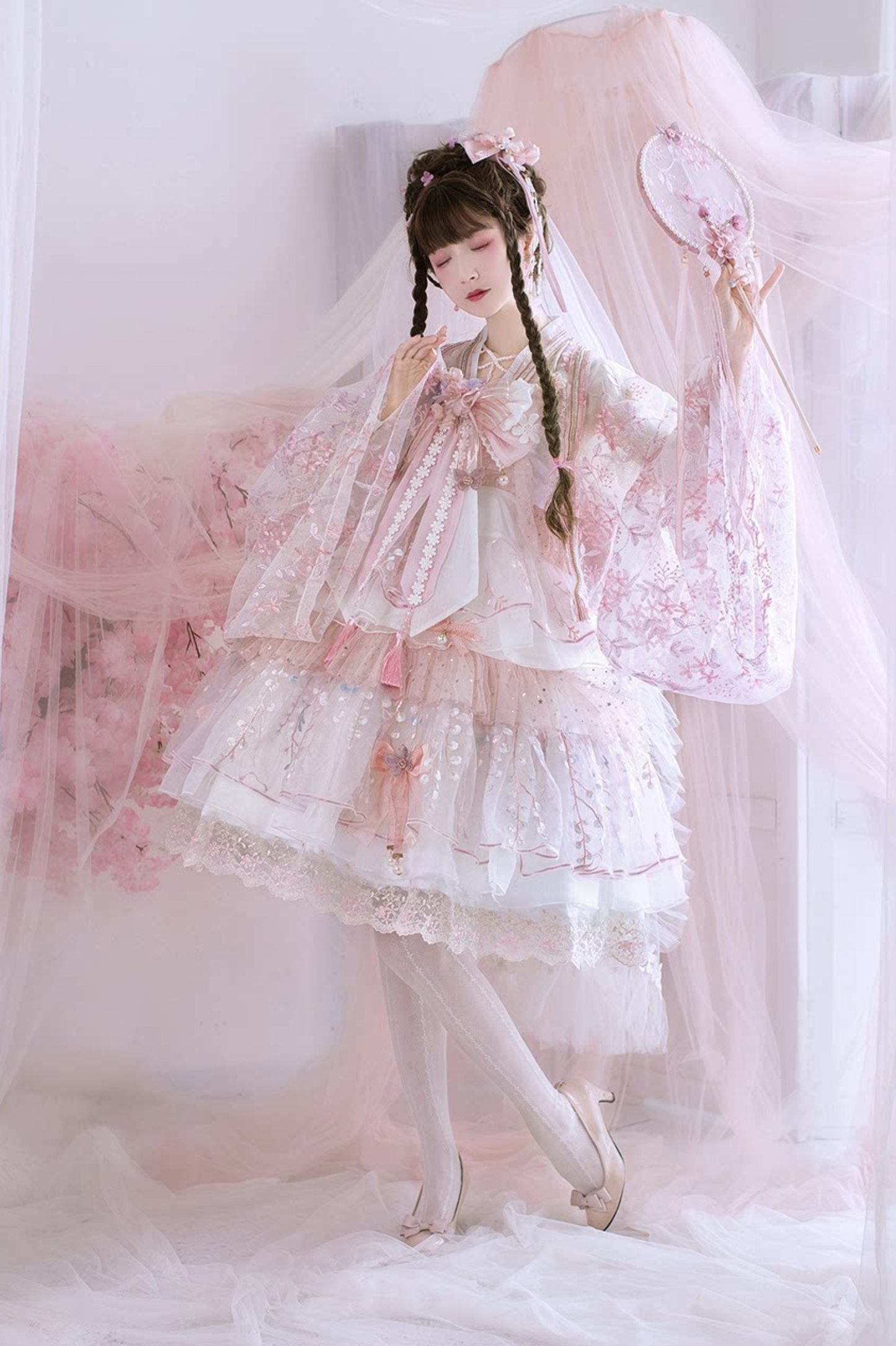 Sakura Sweet Chinese-style Lolita Dress