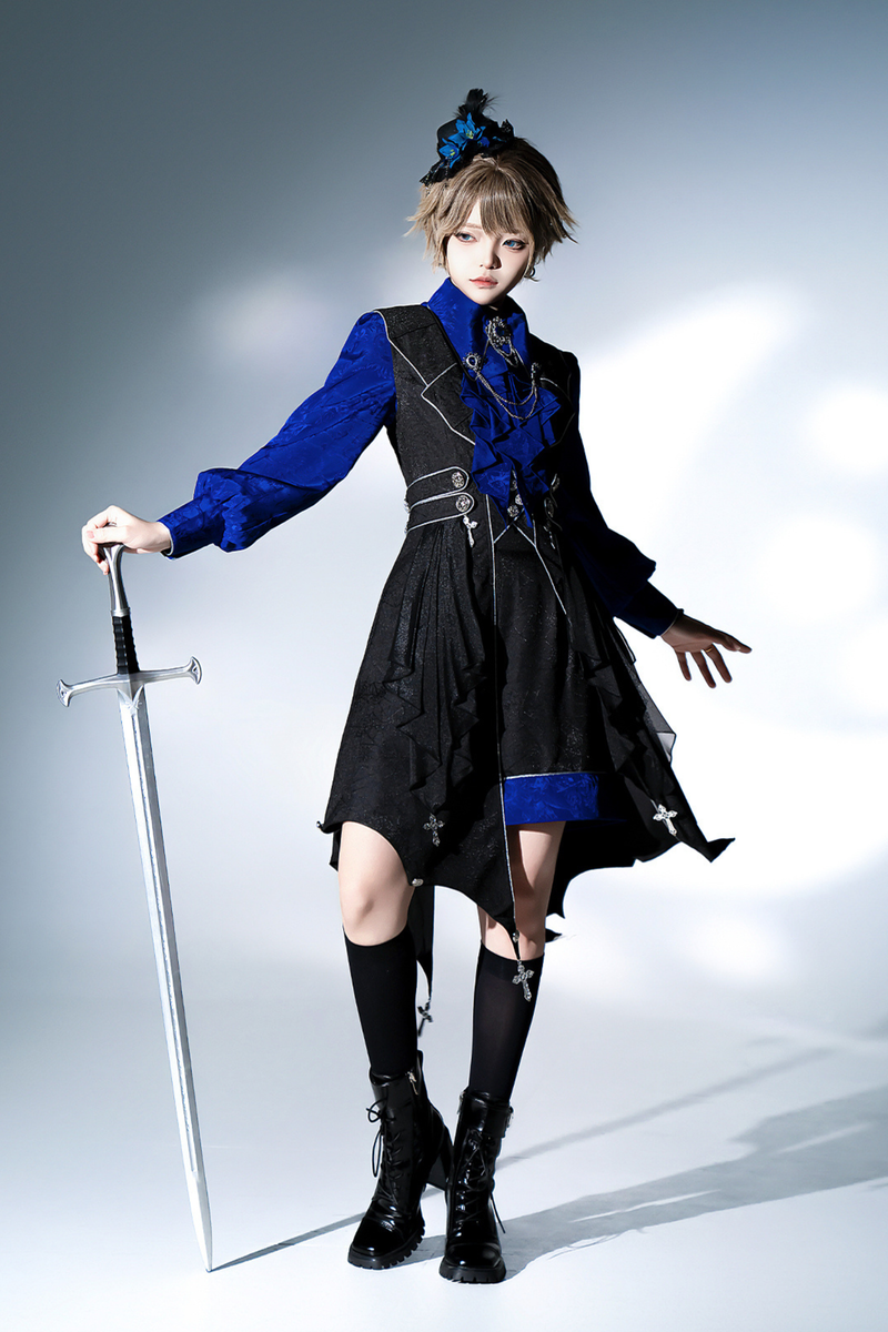 Moonlit Night Shirt + Vest + Shorts