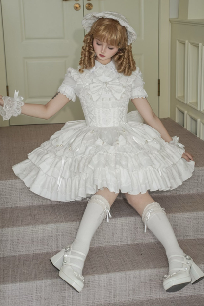 Sweet Ruffle Tiered Lolita Dress