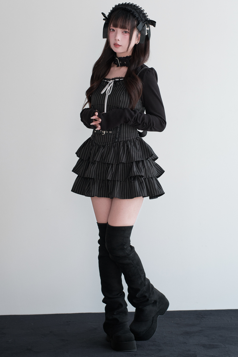Jirai Ruffle Slip Dress