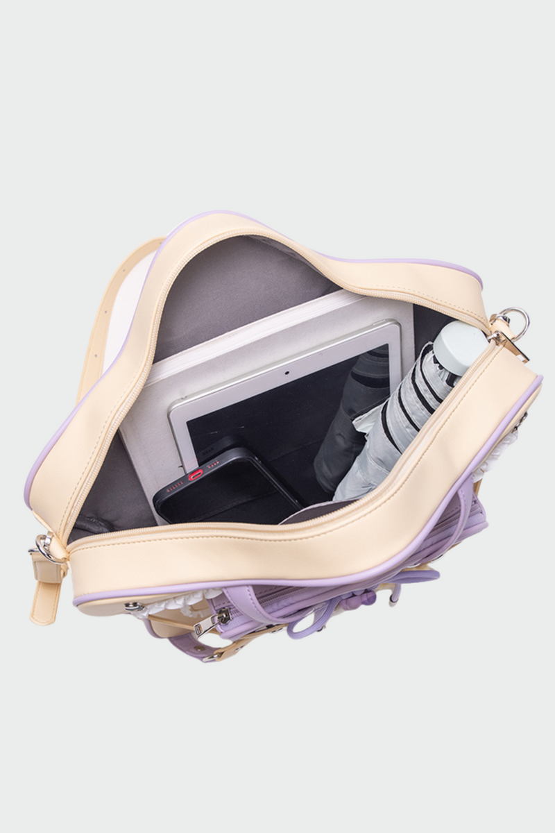 Cream Star Contrast Sweet Bag