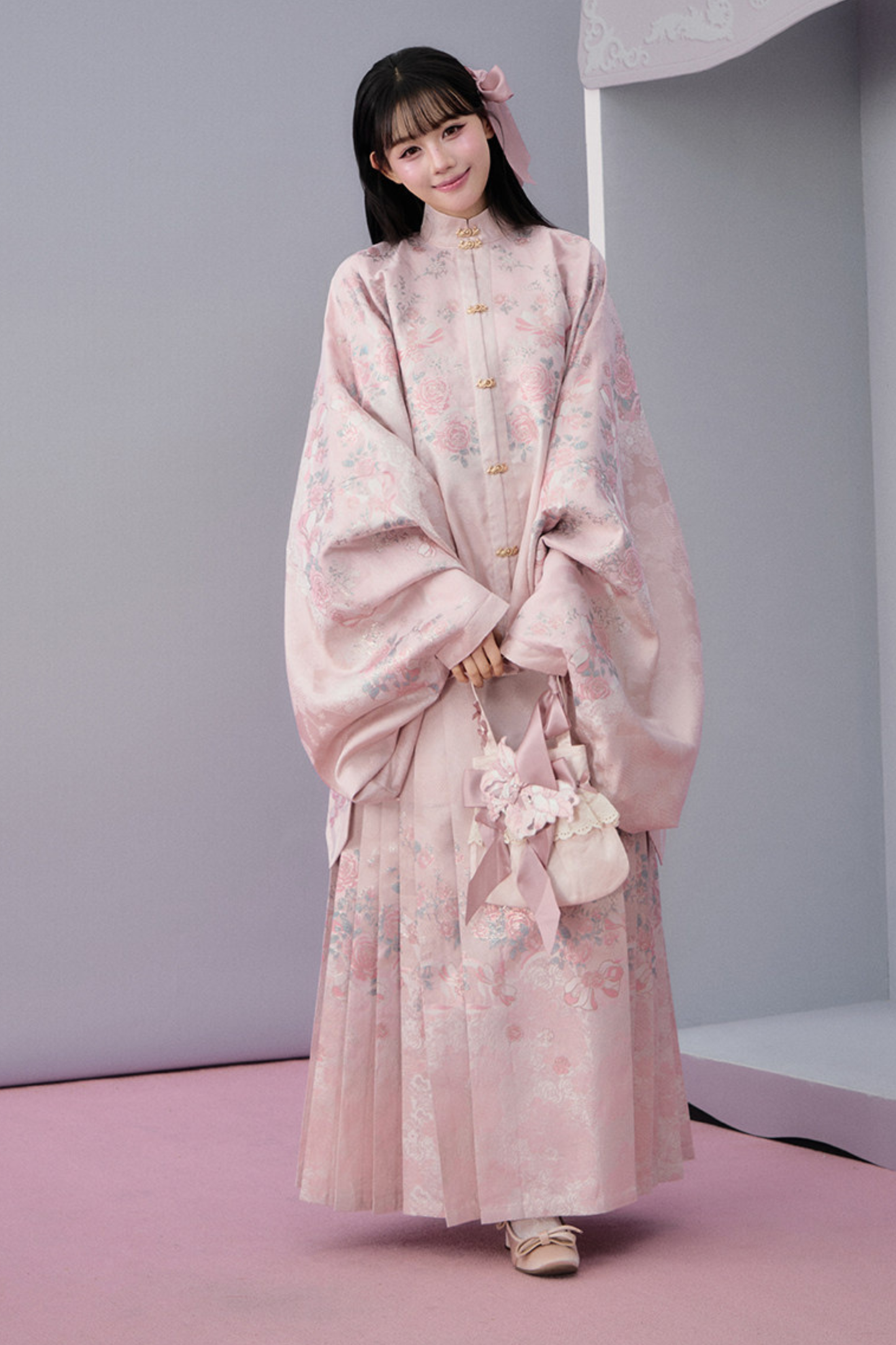Rose Island Chinese-style Jacket + Skirt + Accessories