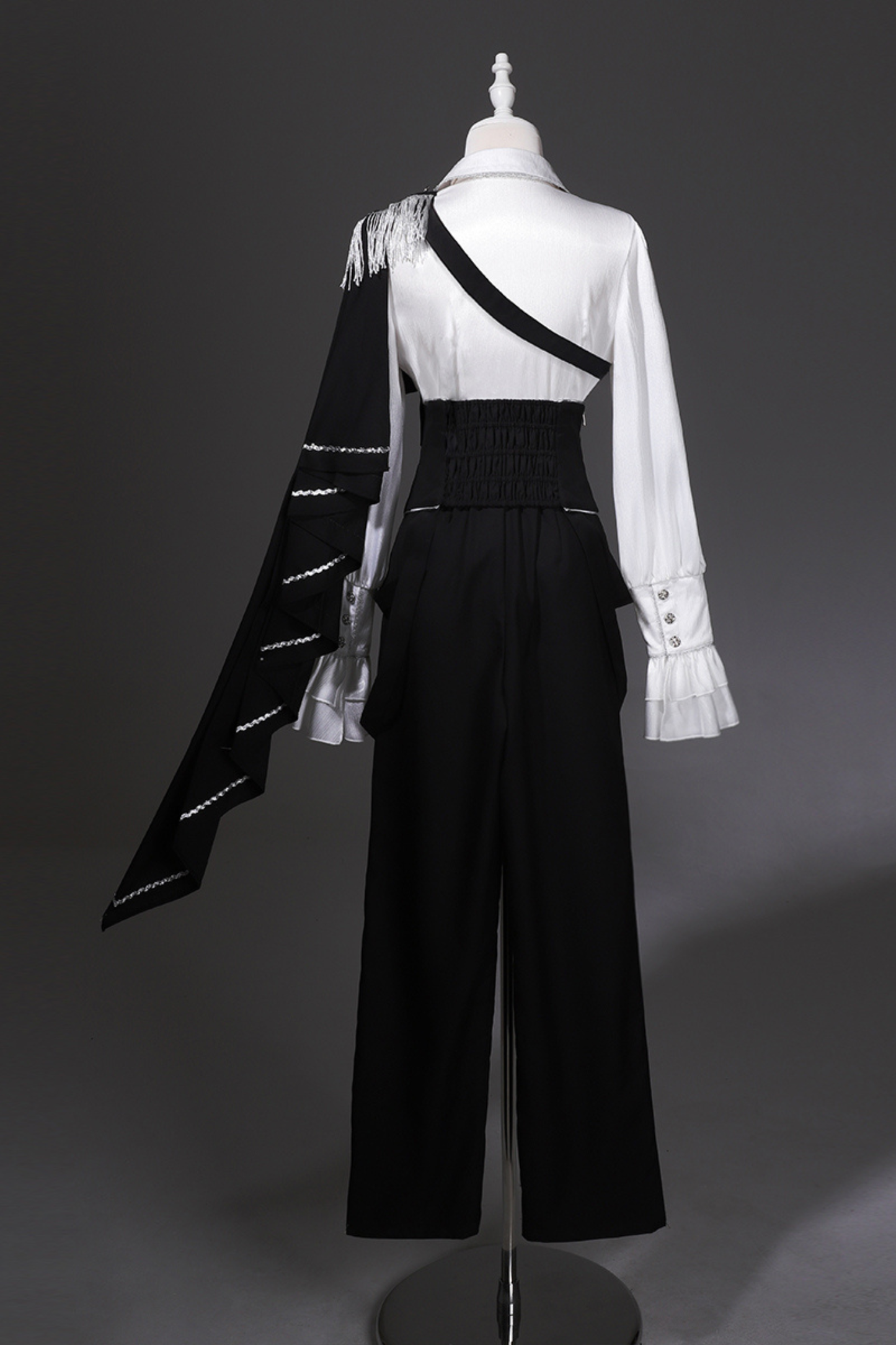 Monochrome Prince Top + Corset + Pants