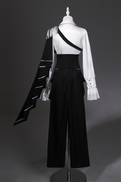 Monochrome Prince Top + Corset + Pants
