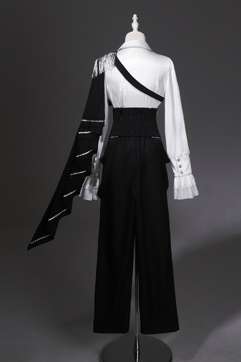 Monochrome Prince Top + Corset + Pants