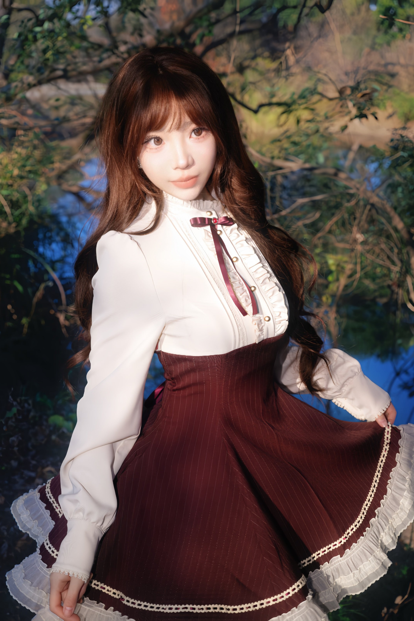 French Retro Girly Dress