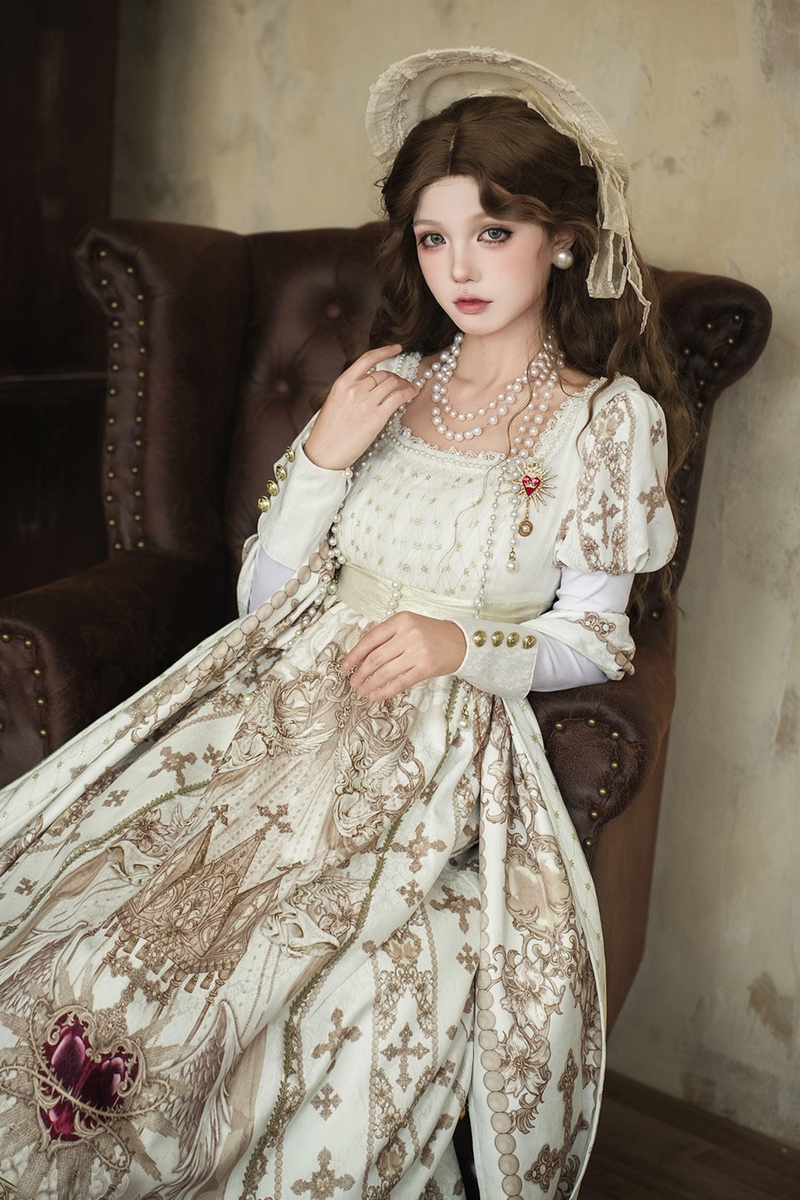 Lolita Dress + Shawl + Necklace