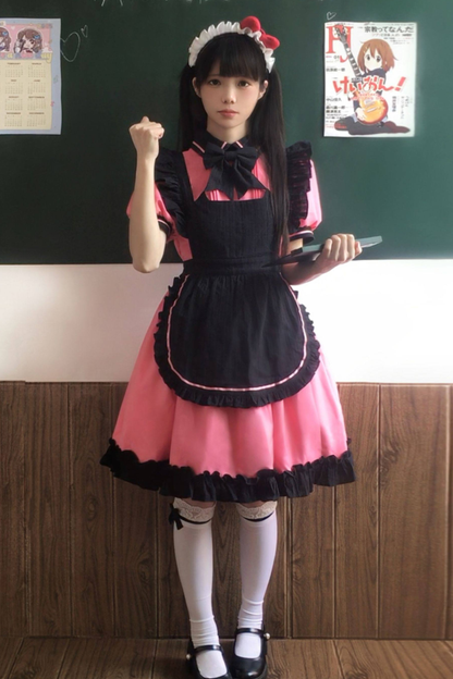 Mint Black Berry Lolita Dress + Apron + Tie