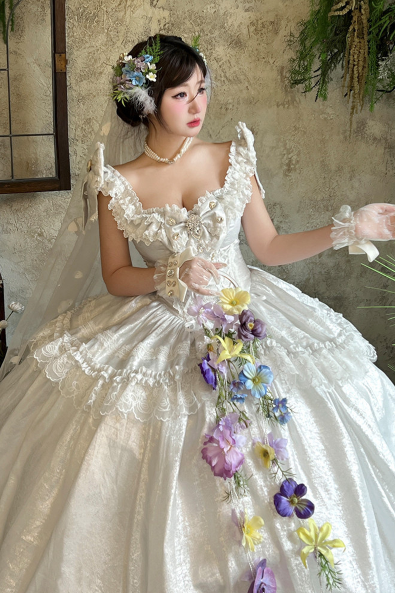 Wedding Moonlight Formal Dress + Veil