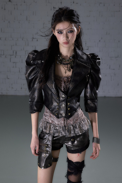 Punk Night Leather Jacket