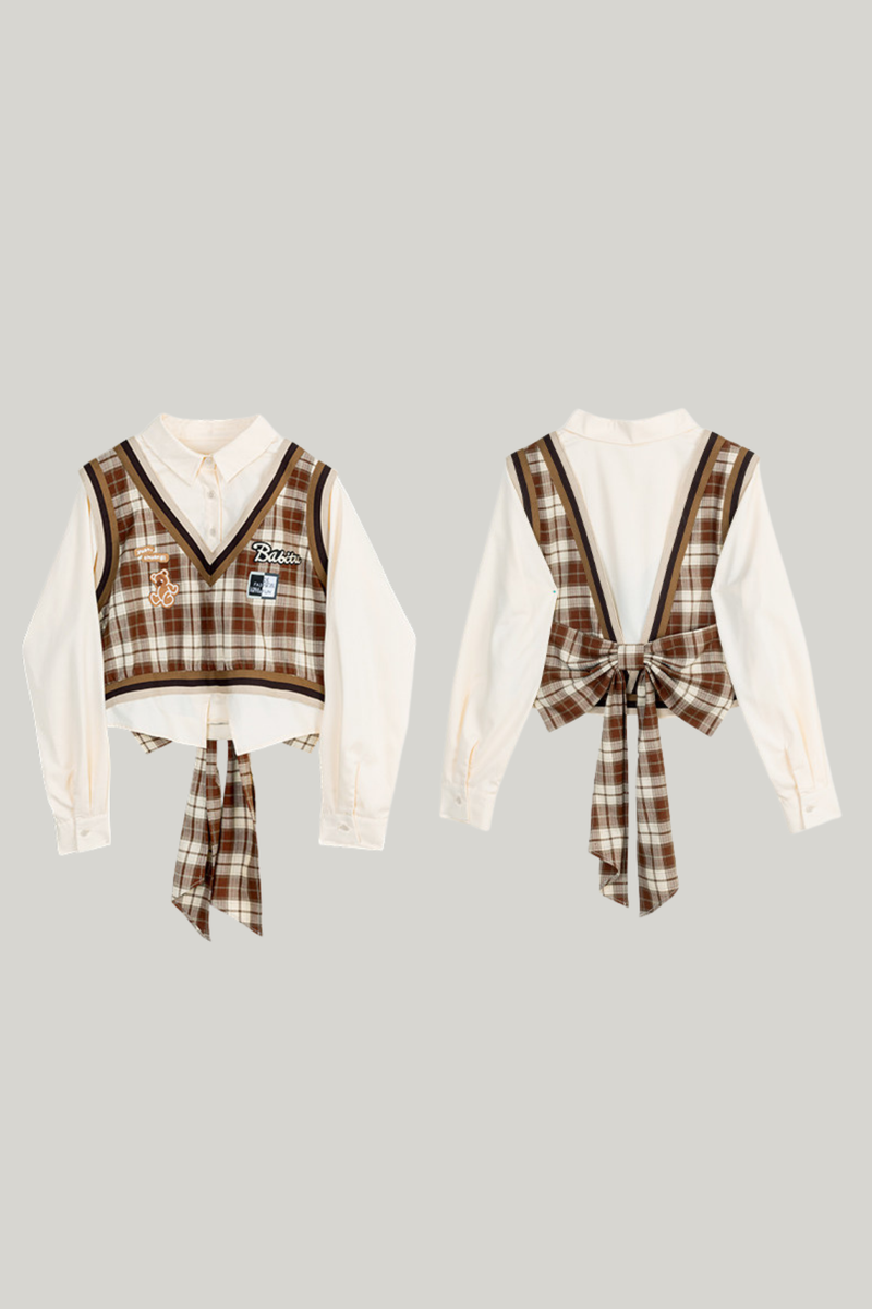 American Plaid Top + Skirt