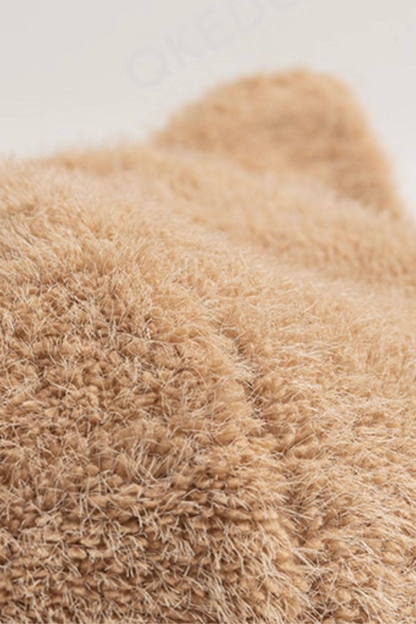 Faux Mink Fur Painter Beret