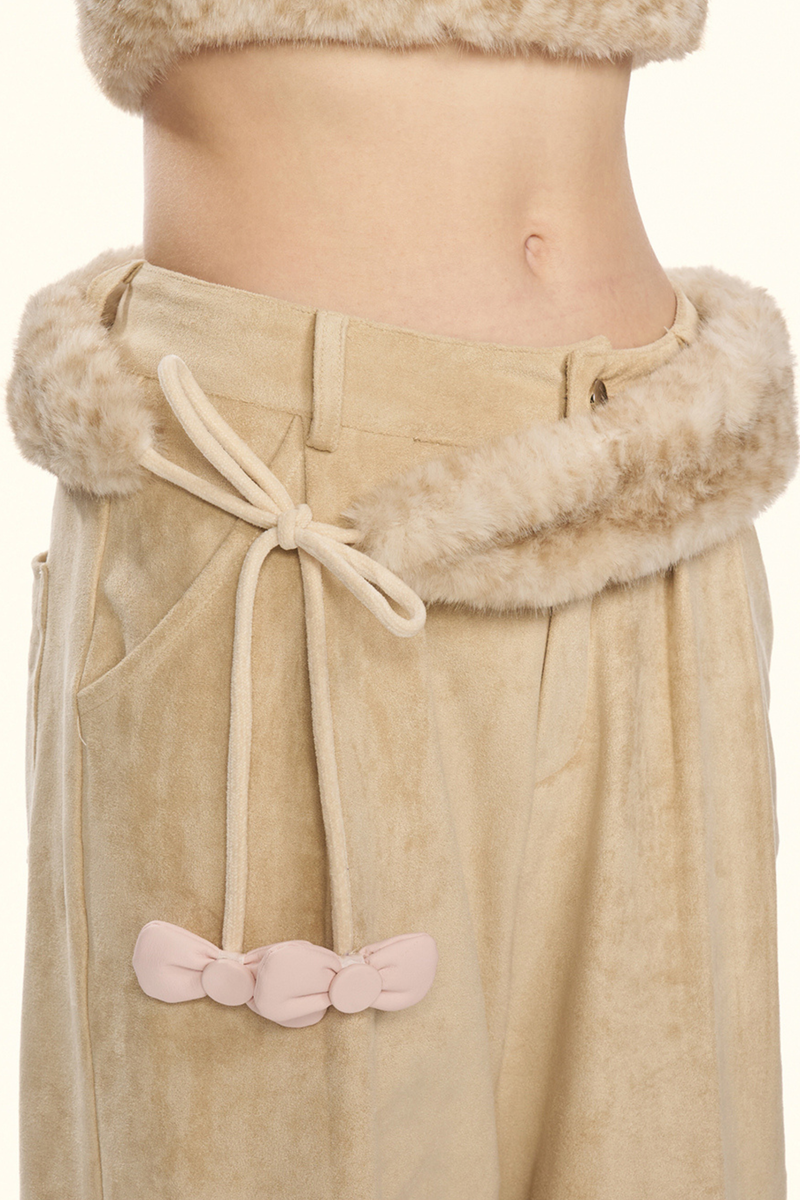 Little Milk Leopard Top + Pants + Hat + Belt