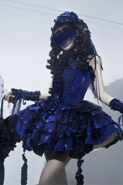 [pre-order] Silent Dark Gothic Fishbone Dress