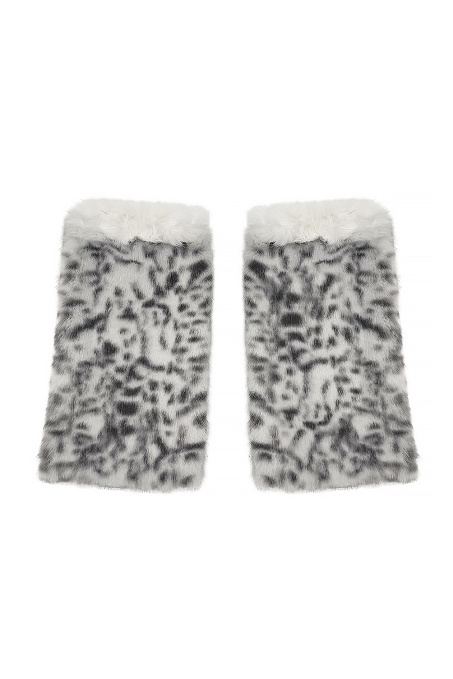 Tabby Leopard Print Top + Skirt + Leg Warmers