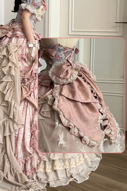 Jewel Rose Flower Marriage Lolita Set