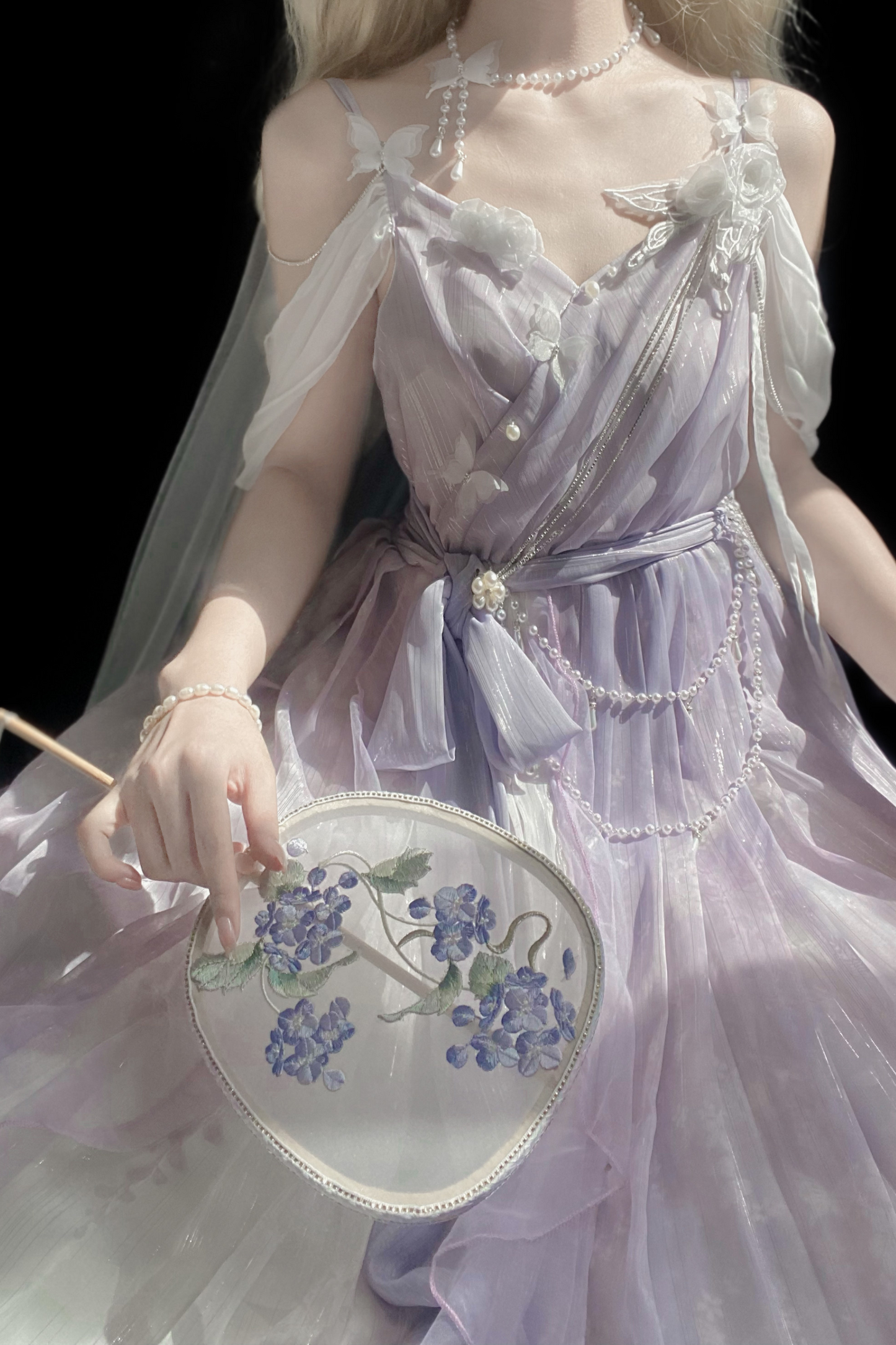 [pre-order] Sweet Girly Dress + Shawl + Necklace