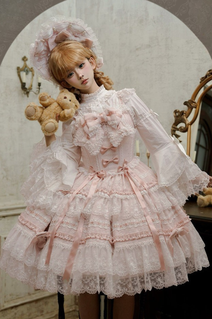 Nice Heartbeat Lolita Dress + Cape + Hat