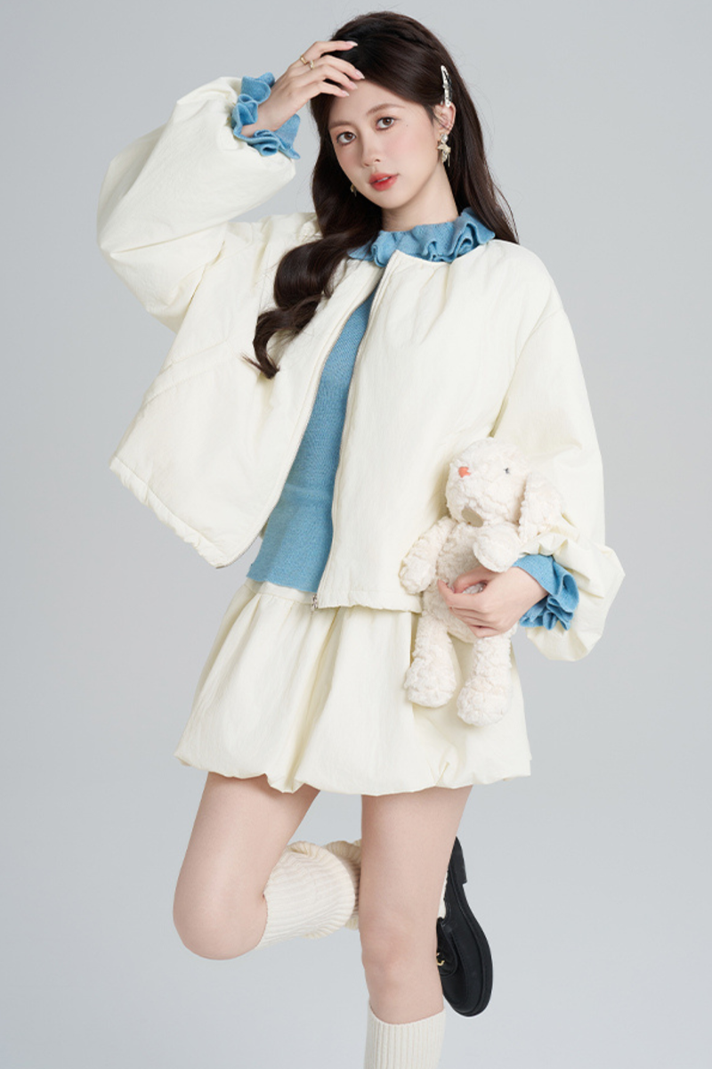 Macaron Zip Outer + Skirt