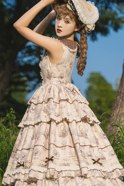 Bunning Time Lolita Dress + Doll Cardigan