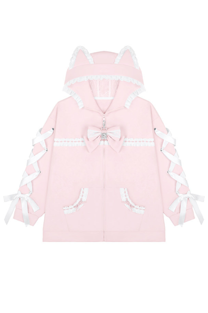 Subculture Cat Ear Hooded Jacket + Pants + Hat