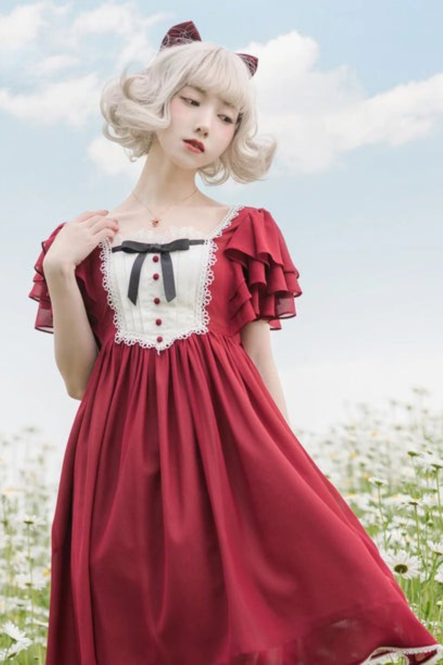 Retro Memory Flare Lolita Dress