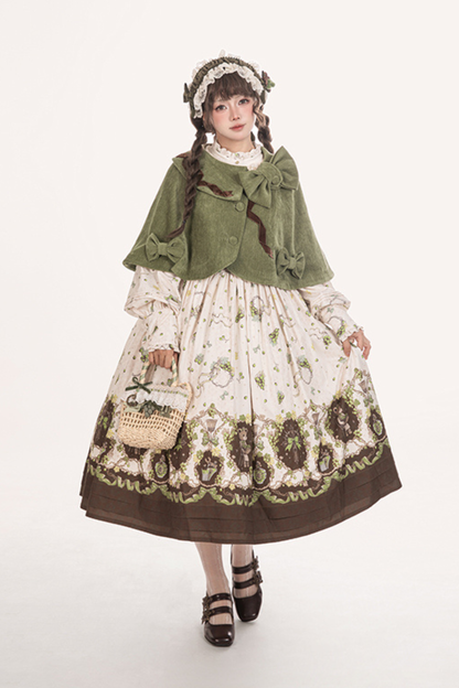 Winery Retro Bear Lolita Dress