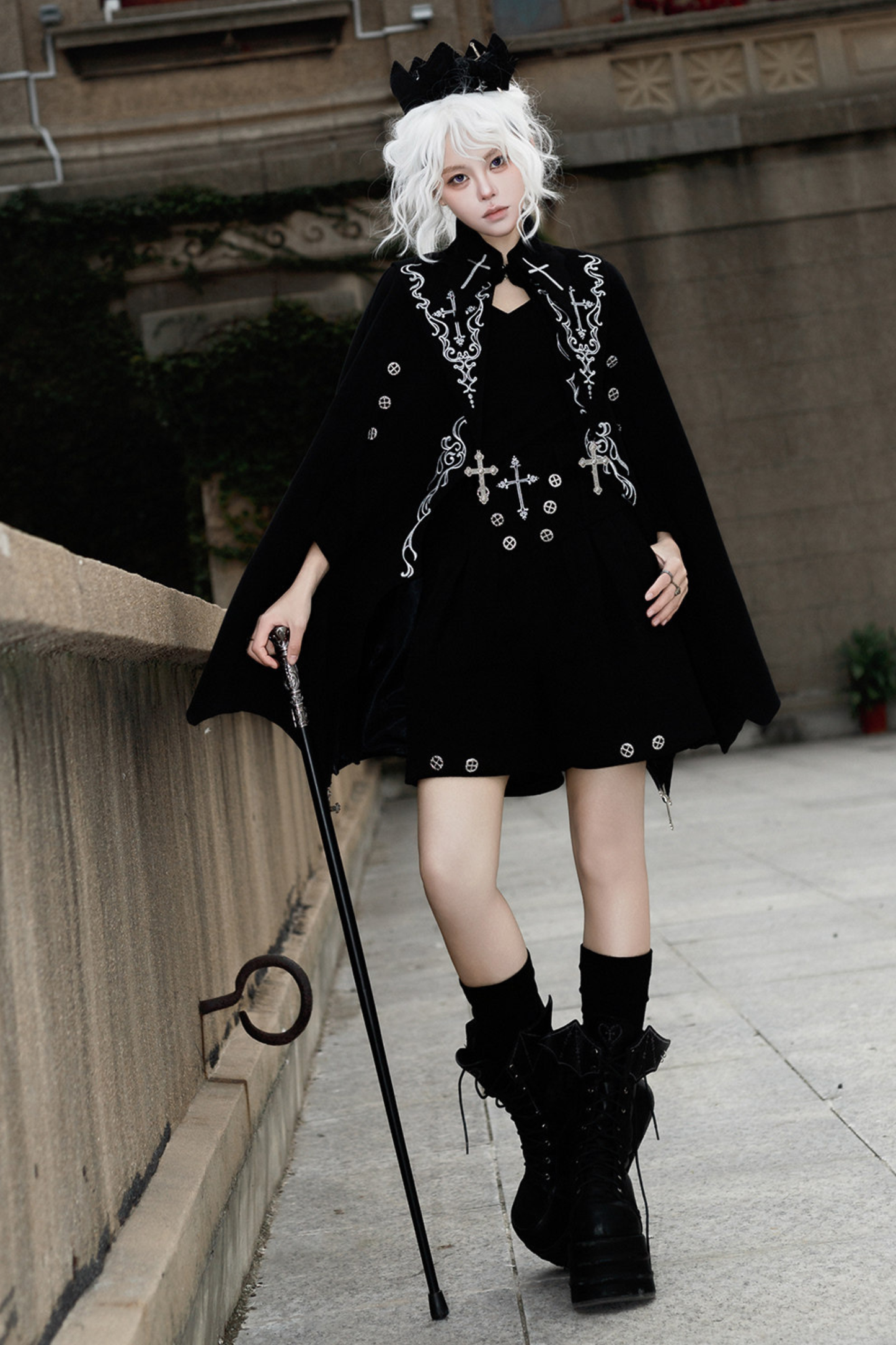 Eternal Night Gothic Cape + Tops + Pants